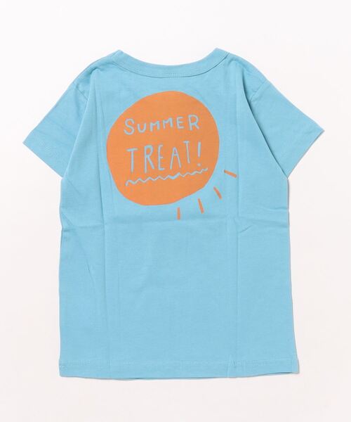 DILASH（ディラッシュ）の「半袖Ｔシャツ（Tシャツ/カットソー・キッズ・ブルー/オフホワイト・110/100/80）」の3枚目の写真