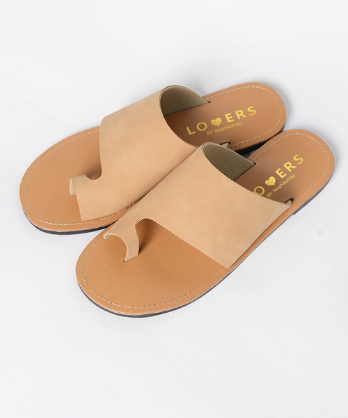 shopnikoniko（ショップニコニコ）の「ぺたんこ親指トングサンダル（サンダル・レディース・キャメル/アイボリー/ブラック・LL/S/M/L）」の22枚目の写真