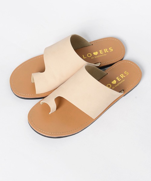 shopnikoniko（ショップニコニコ）の「ぺたんこ親指トングサンダル（サンダル・レディース・キャメル/アイボリー/ブラック・LL/S/M/L）」の15枚目の写真