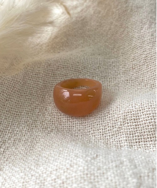 apres jour（アプレジュール）の「【apres jour×ARIAZ】カラーリング（リング・レディース・ライトブルー/オフホワイト/ゴールド/ライトブラウン/ミント/ピンクベージュ/ライトピンク/ライトベージュ・FREE）」の6枚目の写真