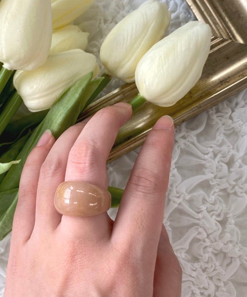 apres jour（アプレジュール）の「【apres jour×ARIAZ】カラーリング（リング・レディース・ライトブルー/オフホワイト/ゴールド/ライトブラウン/ミント/ピンクベージュ/ライトピンク/ライトベージュ・FREE）」の7枚目の写真