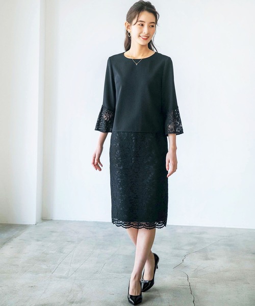 レース使い万能5点セット ジーラ GeeRA 【セレモニー5点スーツ】多彩な着回し！レース使い