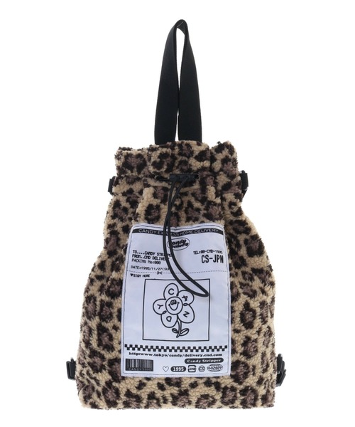 Candy Stripper LEOPARD バックパック リュック Candy Stripper（キャンディストリッパー）の「LEOPARD BOA バッグ