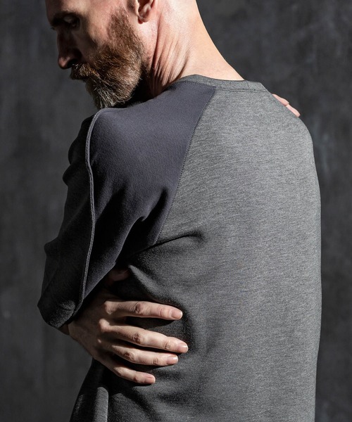 C DIEM（カルペディエム）の「C DIEM(カルペディエム)五分袖プルーバー（Tシャツ/カットソー・メンズ・ホワイト/ブラック/グレー・S/M/L）」の8枚目の写真