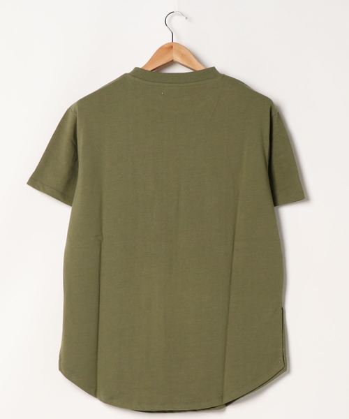 n'ee-ne（ネーネ）の「USAコットン　ロゴプリントTシャツ（Tシャツ/カットソー・レディース・カーキ/オフホワイト/ベージュ/ブラック・M/L）」の22枚目の写真