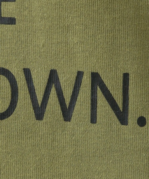 n'ee-ne（ネーネ）の「USAコットン　ロゴプリントTシャツ（Tシャツ/カットソー・レディース・カーキ/オフホワイト/ベージュ/ブラック・M/L）」の18枚目の写真