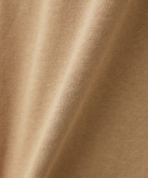 n'ee-ne（ネーネ）の「USAコットン　ロゴプリントTシャツ（Tシャツ/カットソー・レディース・カーキ/オフホワイト/ベージュ/ブラック・M/L）」の19枚目の写真