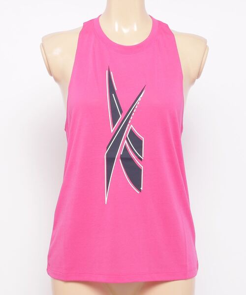 Reebok（リーボック）の「ワークアウト レディ スプレミアム タンク トップ / Workout Ready Supremium Tee（タンクトップ・レディース・ブラック/ピンク・SMALL/LARGE/MEDIUM/X-LARGE/XX-LARGE/X-SMALL）」の13枚目の写真
