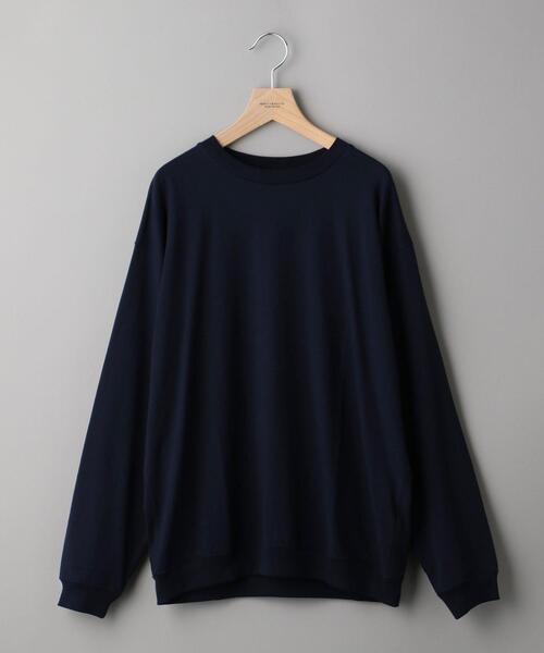 BEAUTY&YOUTH UNITED ARROWS（ビューティーアンドユースユナイテッドアローズ）の「【WEB限定】by バルーン スウェット フォルム カットソー（Tシャツ/カットソー・メンズ・ライム/ピンク/ワインレッド/ベージュ/ネイビー/ブラック/オリーブ/ターコイズブルー/ホワイト/ライトグレー・M/S/L）」の15枚目の写真