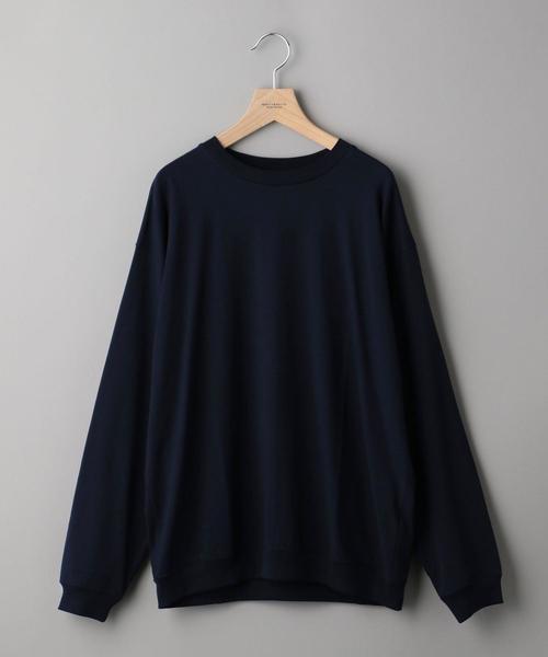 BEAUTY&YOUTH UNITED ARROWS（ビューティーアンドユースユナイテッドアローズ）の「【WEB限定】by バルーン スウェット フォルム カットソー（Tシャツ/カットソー・メンズ・ライム/ピンク/ワインレッド/ベージュ/ネイビー/ブラック/オリーブ/ターコイズブルー/ホワイト/ライトグレー・M/S/L）」の13枚目の写真