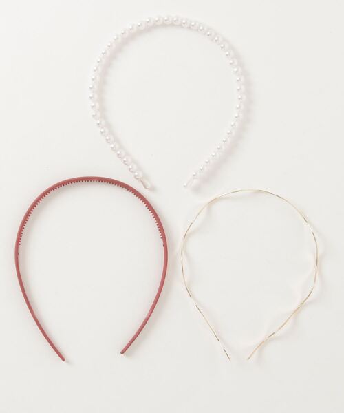 WEGO（ウィゴー）の「WEGO/【3点セット】マルチカチューシャ（カチューシャ・レディース・カーキ/その他1/ワイン/ベージュ・FREE）」の17枚目の写真