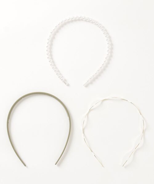 WEGO（ウィゴー）の「WEGO/【3点セット】マルチカチューシャ（カチューシャ・レディース・カーキ/その他1/ワイン/ベージュ・FREE）」の18枚目の写真