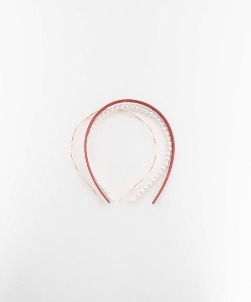 WEGO（ウィゴー）の「WEGO/【3点セット】マルチカチューシャ（カチューシャ・レディース・カーキ/その他1/ワイン/ベージュ・FREE）」の14枚目の写真