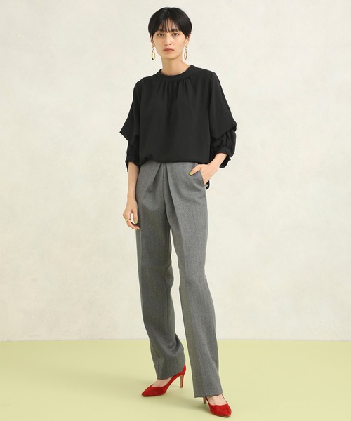 MN280 新品 ブラウス Human 2nd Occasion ブラック M