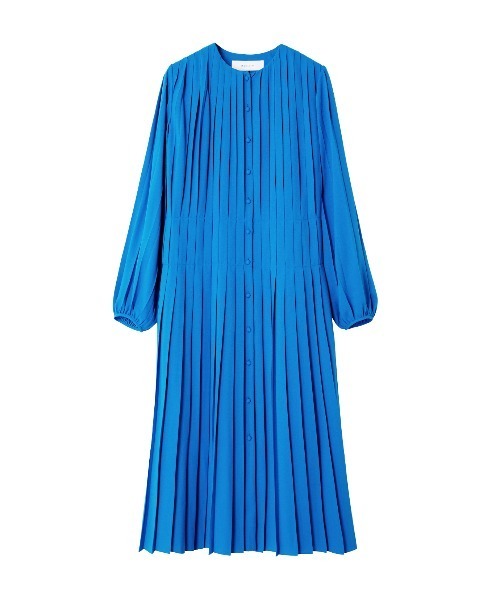 LE CIEL BLEU（ルシェルブルー）の「Pleated Collarless Dress