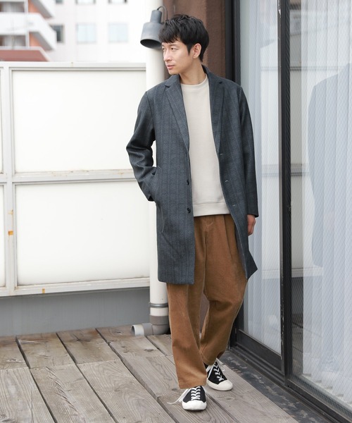 LAKOLE（ラコレ）の「TCワッフル裏起毛プルオーバー / LAKOLE（スウェット・メンズ・ホワイト/ブラウン/ライトグリーン/アイボリー・MEDIUM/LARGE）」の11枚目の写真