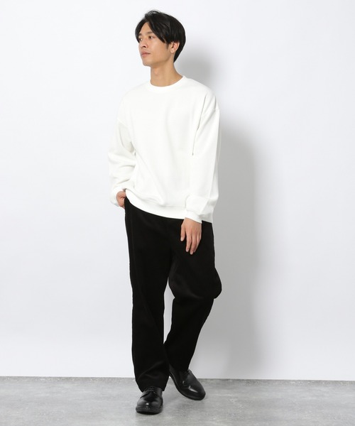 LAKOLE（ラコレ）の「TCワッフル裏起毛プルオーバー / LAKOLE（スウェット・メンズ・ホワイト/ブラウン/ライトグリーン/アイボリー・MEDIUM/LARGE）」の17枚目の写真