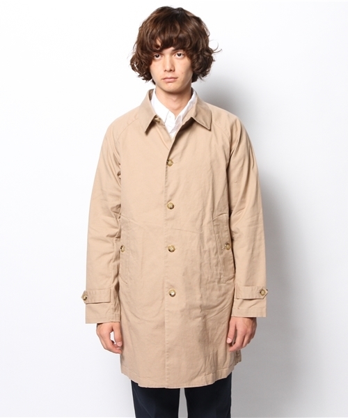 BEAMS（ビームス）の「BEAMS / ストレッチ ステンカラー （ステンカラーコート・メンズ・ベージュ/ネイビー/その他1・SMALL/MEDIUM/LARGE/X-LARGE）」の17枚目の写真