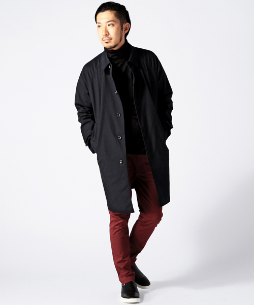 BEAMS（ビームス）の「BEAMS / ストレッチ ステンカラー （ステンカラーコート・メンズ・ベージュ/ネイビー/その他1・SMALL/MEDIUM/LARGE/X-LARGE）」の12枚目の写真