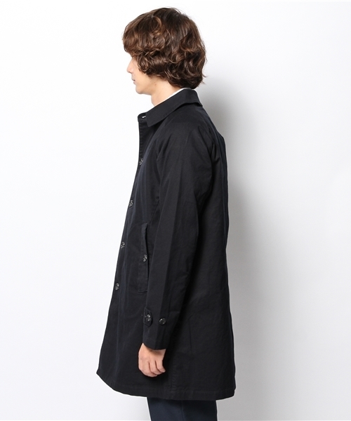 BEAMS（ビームス）の「BEAMS / ストレッチ ステンカラー （ステンカラーコート・メンズ・ベージュ/ネイビー/その他1・SMALL/MEDIUM/LARGE/X-LARGE）」の4枚目の写真