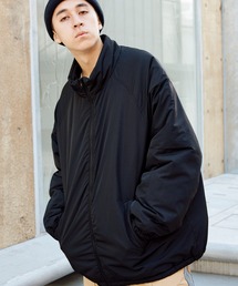 MONO-MART | ビッグシルエット ハイネック ボリュームスリーブ中綿ジャケット(ダウンジャケット/コート)