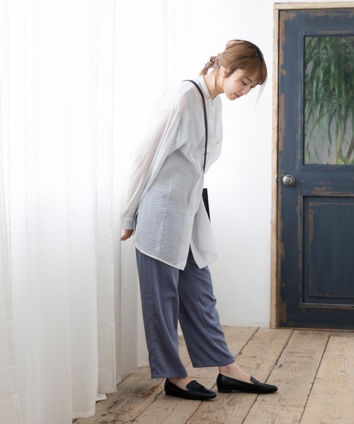 menue（メヌエ）の「スクエアトゥ フラットローファー（ローファー・レディース・グレイッシュベージュ/ブラック/ライトグリーン/アイボリー/ブラック系その他/パイソン/ブラック系その他2/ブラウン/ブラウン系その他/グレー系その他/ブラック系その他3・3L/L/S/LL/M/XS）」の16枚目の写真