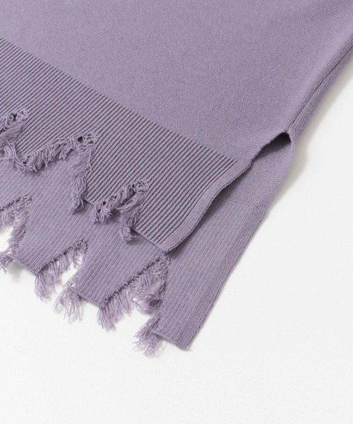 SENSE OF PLACE by URBAN RESEARCH（センスオブプレイスバイアーバンリサーチ）の「【WEB/一部店舗限定】ダメージハイネックルーズトップ（ニット/セーター・メンズ・グレー/アイボリー/グリーン系その他/ブルー系その他・MEDIUM/LARGE/X-LARGE）」の17枚目の写真