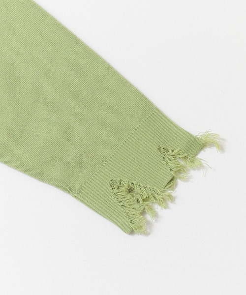 SENSE OF PLACE by URBAN RESEARCH（センスオブプレイスバイアーバンリサーチ）の「【WEB/一部店舗限定】ダメージハイネックルーズトップ（ニット/セーター・メンズ・グレー/アイボリー/グリーン系その他/ブルー系その他・MEDIUM/LARGE/X-LARGE）」の20枚目の写真