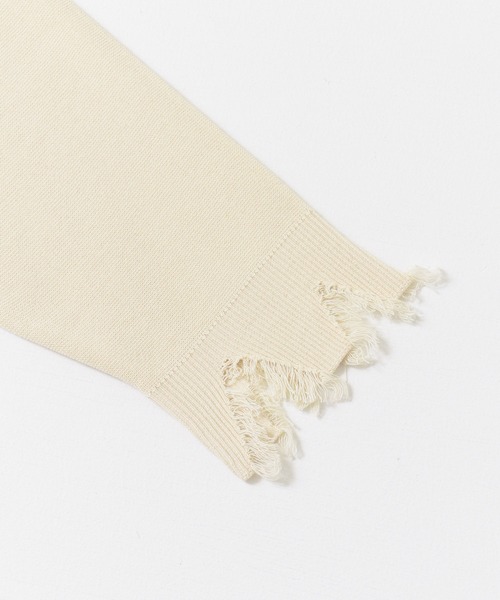 SENSE OF PLACE by URBAN RESEARCH（センスオブプレイスバイアーバンリサーチ）の「【WEB/一部店舗限定】ダメージハイネックルーズトップ（ニット/セーター・メンズ・グレー/アイボリー/グリーン系その他/ブルー系その他・MEDIUM/LARGE/X-LARGE）」の22枚目の写真