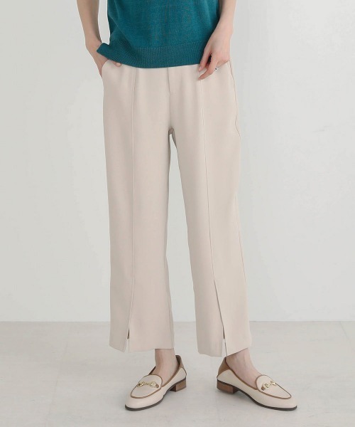 Bou Jeloud（ブージュルード）の「フロントスリットパンツ（その他パンツ・レディース・ベージュ/グレー・38）」の2枚目の写真