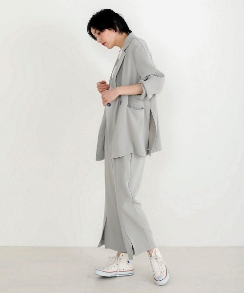 Bou Jeloud（ブージュルード）の「フロントスリットパンツ（その他パンツ・レディース・ベージュ/グレー・38）」の7枚目の写真