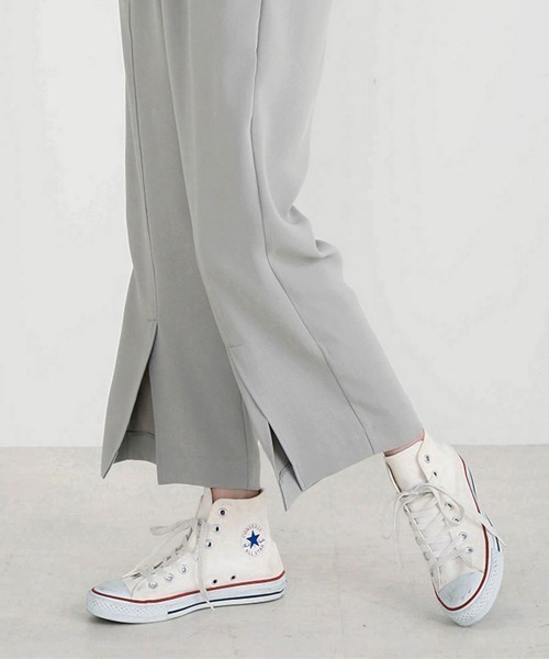 Bou Jeloud（ブージュルード）の「フロントスリットパンツ（その他パンツ・レディース・ベージュ/グレー・38）」の8枚目の写真