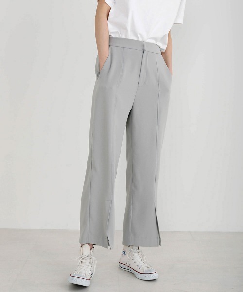 Bou Jeloud（ブージュルード）の「フロントスリットパンツ（その他パンツ・レディース・ベージュ/グレー・38）」の11枚目の写真