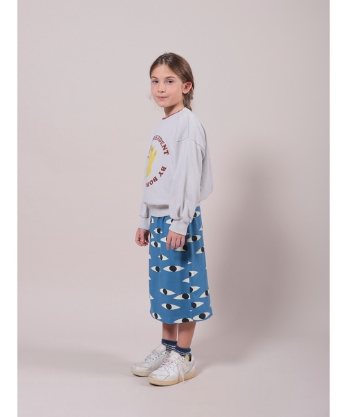 BOBO CHOSES（ボボショーズ）の「Eyes All Over Jersey Midi Skirt（スカート・キッズ・ブルー系・8YEAR/2-3YEAR/4-5YEAR/6-7YEAR）」の7枚目の写真