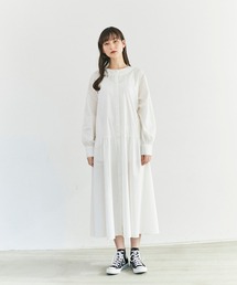 ReNorm | ローウエストギャザーシャツワンピース(シャツワンピース)