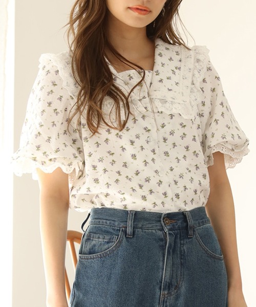 one after another NICE CLAUP（ワンアフターアナザーナイスクラップ）の「ビックカラーアソートブラウス（シャツ/ブラウス・レディース・ブラック/オフホワイト/ホワイト系その他/ストライプ・FREE）」の3枚目の写真