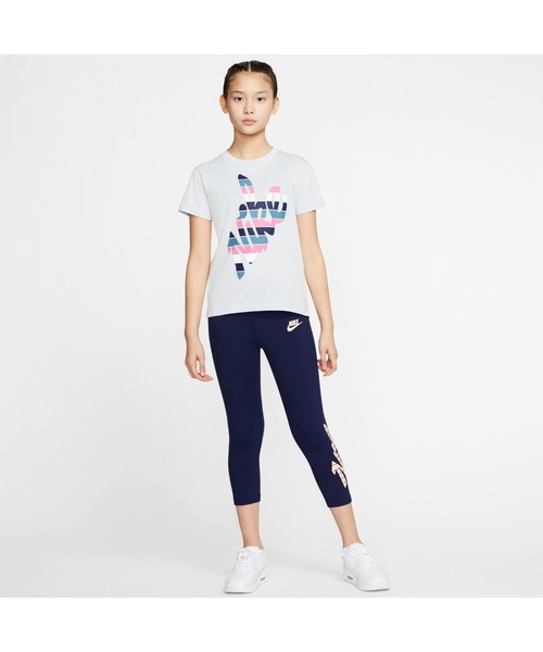 NIKE(ナイキ)の「NIKE/ナイキ G NSW TEE DPTL OUTSIDE/DPTL アウトサイド Tシャツ(Tシャツ/カットソー・キッズ・ホワイト/ライトグレー・160/150/140/130/170)」の6枚目の写真