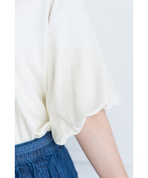 ElegChic(エレグシック)の「バルーンスリーブカットソー(Tシャツ/カットソー・レディース・オフホワイト/杢グレー/カーキ・XXL/L/4L/XL/M)」の20枚目の写真