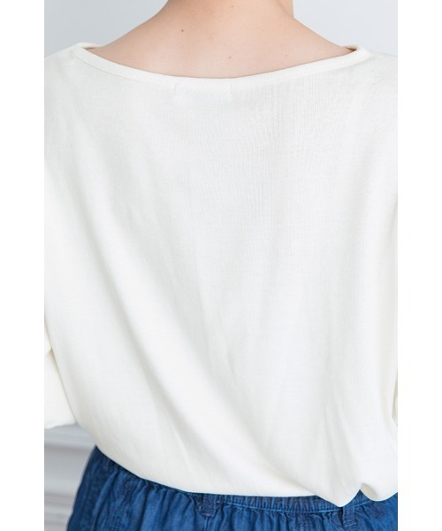 ElegChic(エレグシック)の「バルーンスリーブカットソー(Tシャツ/カットソー・レディース・オフホワイト/杢グレー/カーキ・XXL/L/4L/XL/M)」の22枚目の写真