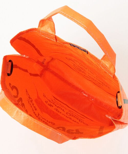 Ray BEAMS（レイビームス）の「wiffle × Ray BEAMS / 別注 ライスシート バッグ（ショルダーバッグ・レディース・ホワイト/オレンジ・ONE SIZE）」の15枚目の写真