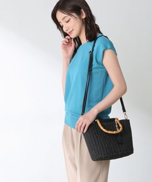 Honeys | バンブーハンドルBag(ハンドバッグ)