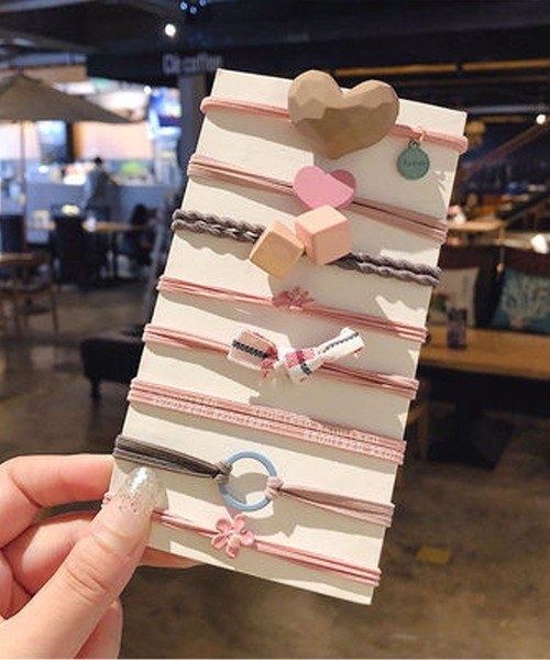 セール モチーフ付きヘアゴムアソートセット シュシュやリボンと合わせやすいおしゃれアクセサリーシリーズ ヘアゴム Juweel ユウェル のファッション通販 Zozotown セール モチーフ付きヘアゴムアソートセット シュシュやリボンと合わせやすいおしゃれアクセサリーシリーズ ヘアゴム Juweel ユウェル のファッション通販 Zozotown