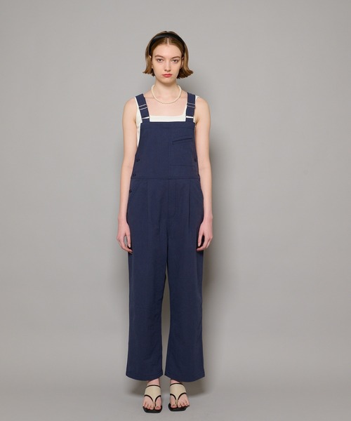 CIAOPANIC（チャオパニック）の「リネンオーバーオール（サロペット/オーバーオール・レディース・アイボリー/ブラック/ネイビー・FREE）」の19枚目の写真