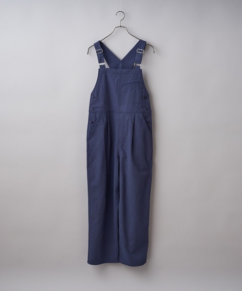 CIAOPANIC（チャオパニック）の「リネンオーバーオール（サロペット/オーバーオール・レディース・アイボリー/ブラック/ネイビー・FREE）」の5枚目の写真