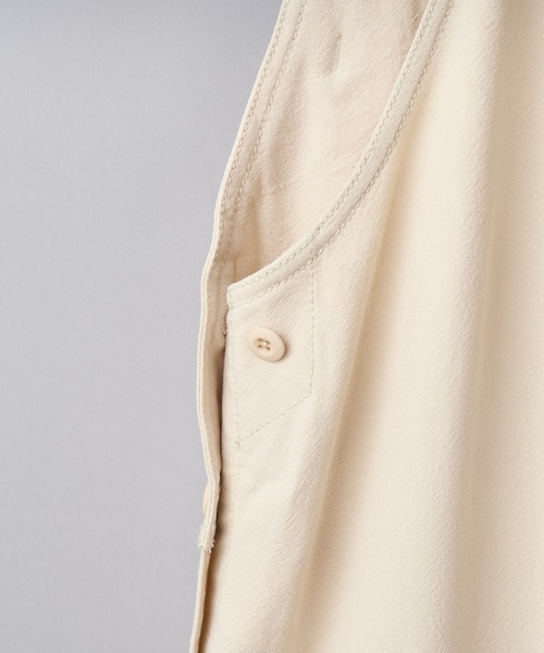 CIAOPANIC（チャオパニック）の「リネンオーバーオール（サロペット/オーバーオール・レディース・アイボリー/ブラック/ネイビー・FREE）」の16枚目の写真