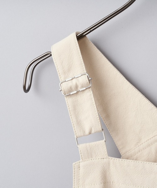 CIAOPANIC（チャオパニック）の「リネンオーバーオール（サロペット/オーバーオール・レディース・アイボリー/ブラック/ネイビー・FREE）」の14枚目の写真