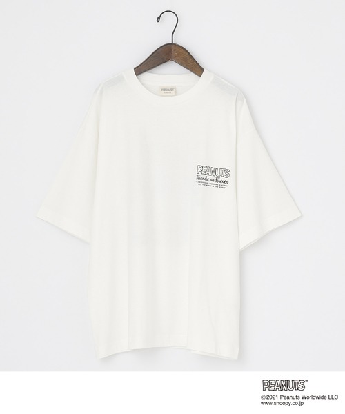 Mal. スヌーピー オーバーサイズTシャツ ホワイト Mal. スヌーピー オーバーサイズTシャツ ホワイト PEANUTS