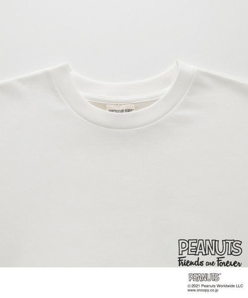 PEANUTS(ピーナッツ)の「PEANUTS/ピーナッツ 別注 オーバーサイズ 線画デザイン 半袖Tシャツ(Tシャツ/カットソー・メンズ・ホワイト系その他/グレー系その他2/ホワイト系その他2/ベージュ系その他/グレー系その他/ベージュ系その他2・M/L)」の16枚目の写真