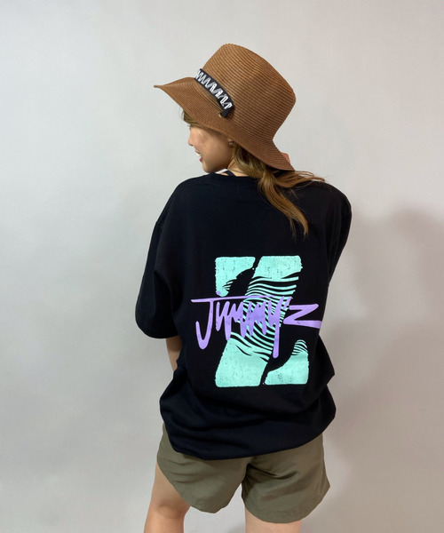 JIMMY'Z（ジミーズ）の「【ムラサキスポーツ別注】JIMMYZ/ジミーズ   ビッグシルエット  バックプリントＴシャツ  JM-MU2103（Tシャツ/カットソー・レディース・ブラック系その他2/ホワイト系その他/ブラック系その他・L/M）」の3枚目の写真