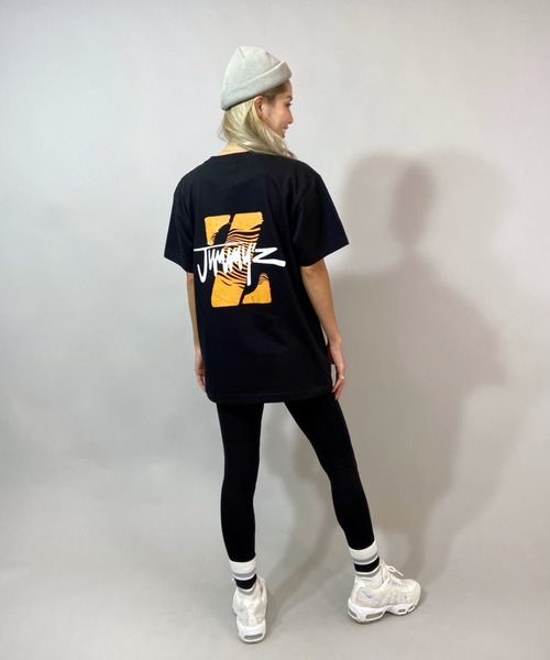 JIMMY'Z（ジミーズ）の「【ムラサキスポーツ別注】JIMMYZ/ジミーズ   ビッグシルエット  バックプリントＴシャツ  JM-MU2103（Tシャツ/カットソー・レディース・ブラック系その他2/ホワイト系その他/ブラック系その他・L/M）」の19枚目の写真